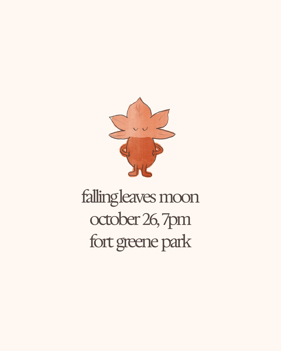 MOON BULLETIN - falling leaves, etc.