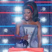 Bob the Drag Queen saying I DESERVE THAT