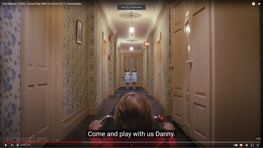 The Grady Girls being creepy as fuck. Gah get me the fuck outta here, Danny.