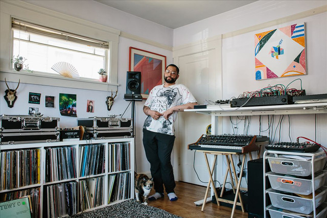 Image of Russell E.L. Butler in his studio