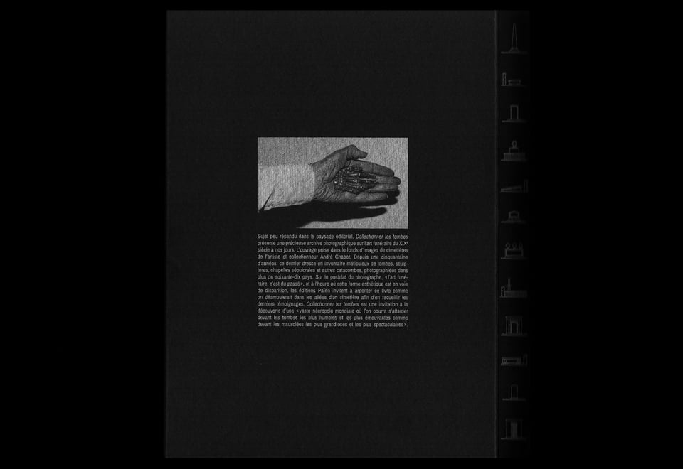 vue du livre Collectionner les tombes