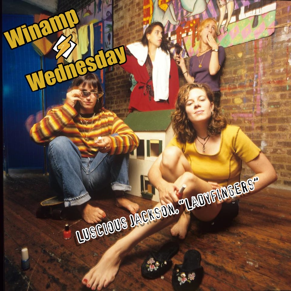 The band members of 90s rock group Luscious Jackson
