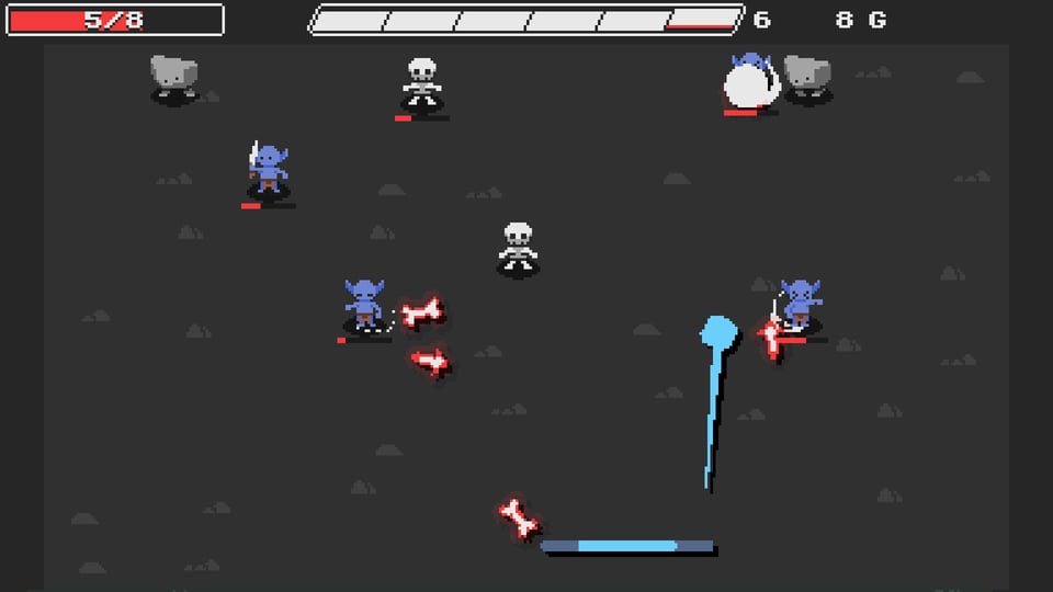 Screenshot of the videogame Whackerball.