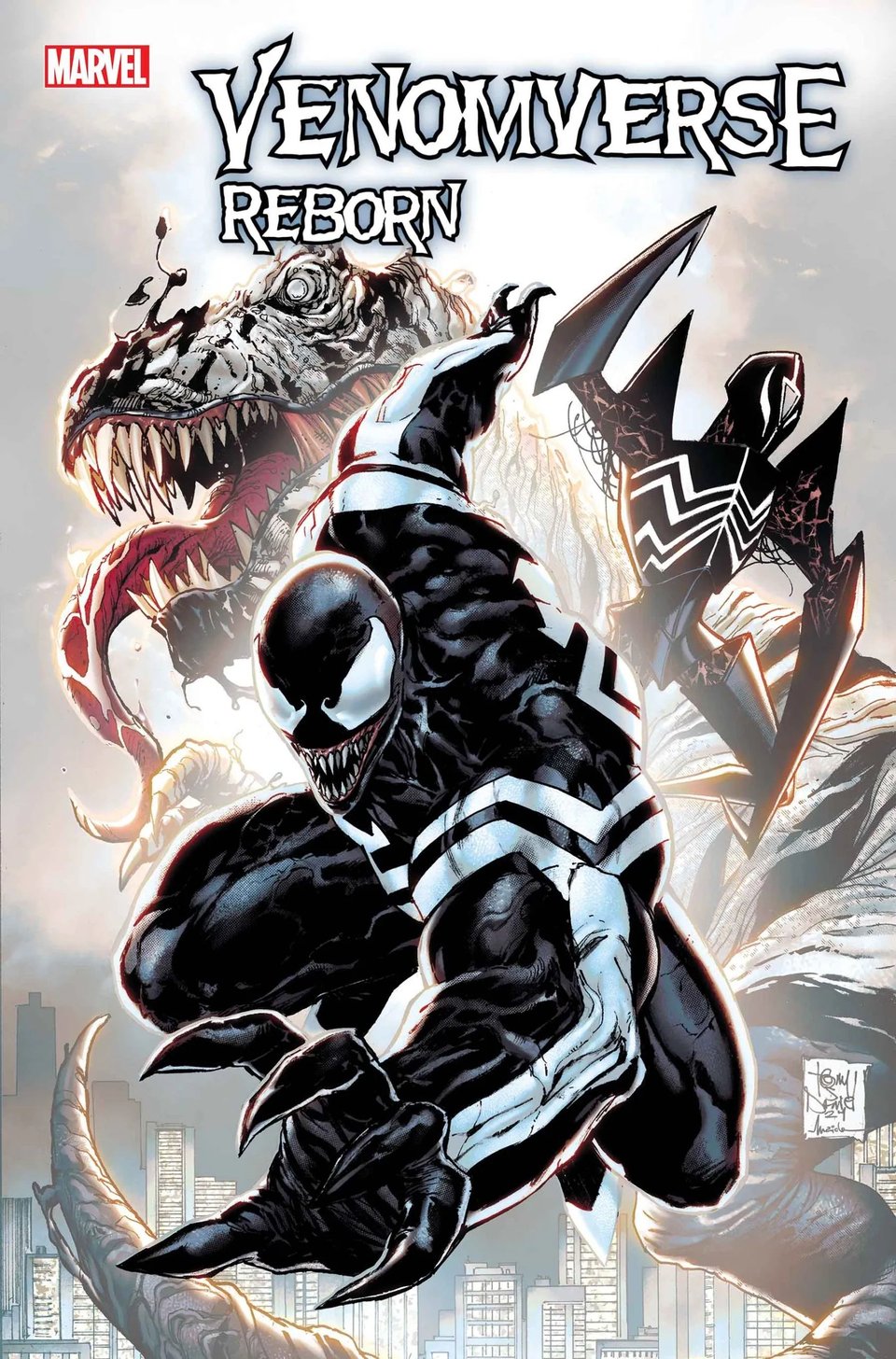 Venomverse: Reborn #3 Cover Art by Tony Daniel