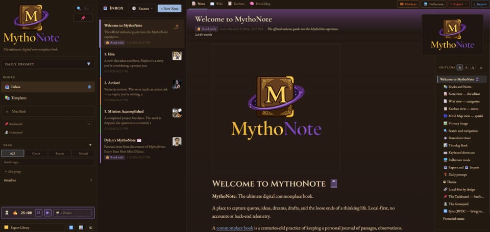 Introducing: The MythoSuite🗺️🐲🎴📓