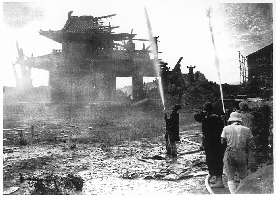 Production still from "Rashomon."