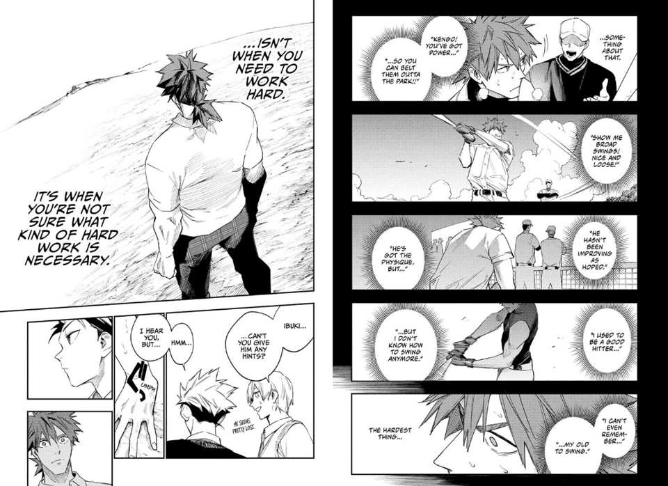 The panels from Harukaze Mound, Chapter 12, Pages 12-13.