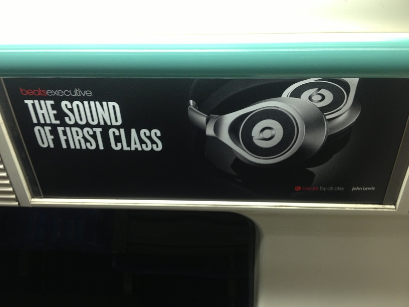 A Beats headphones ad