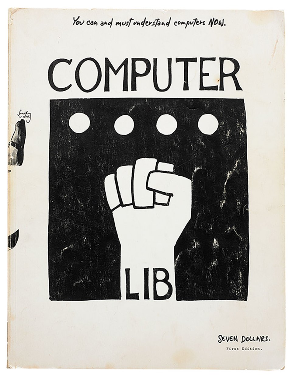 zine with a fist that says "you can and must understand computers now"