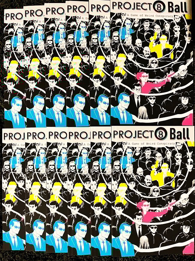 12 copies of the Project 8Ball book