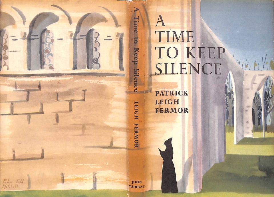 The dust jacket of an edition of A Time to Keep Silence