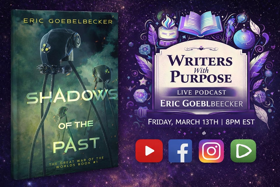 Promo graphic for Writers with Purpose