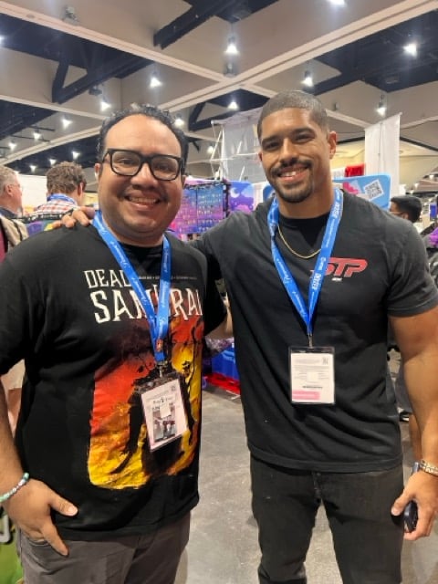 Anthony Bowens and Henry at sdcc