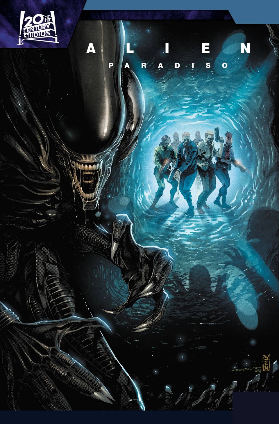 Alien: Paradiso TPB Cover Art by Iban Coello