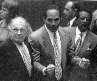 O.J. Simpson Notified of Murders — archival photo