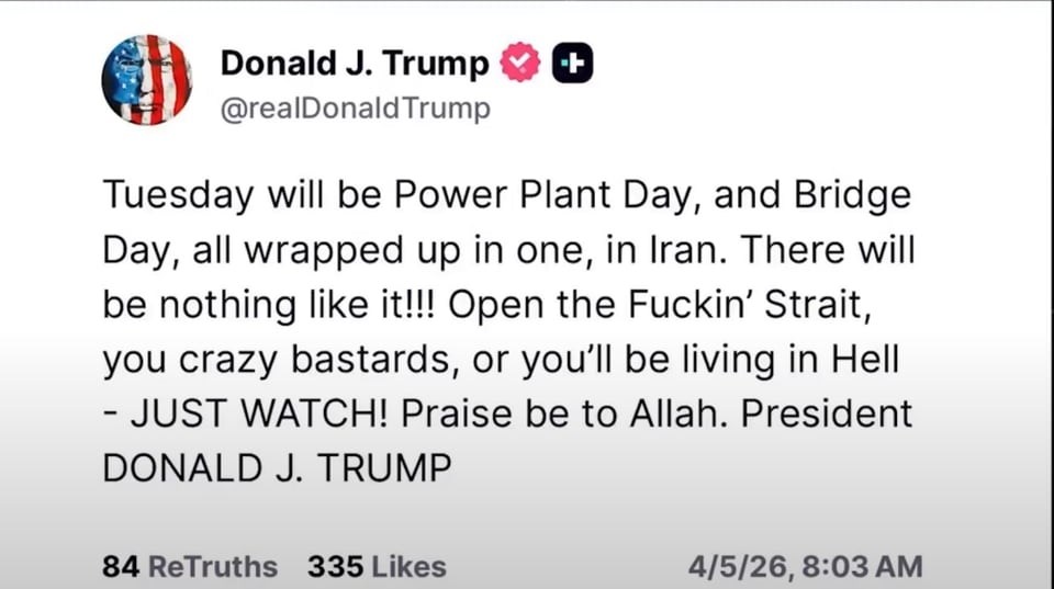 trump’s curse filled tweet