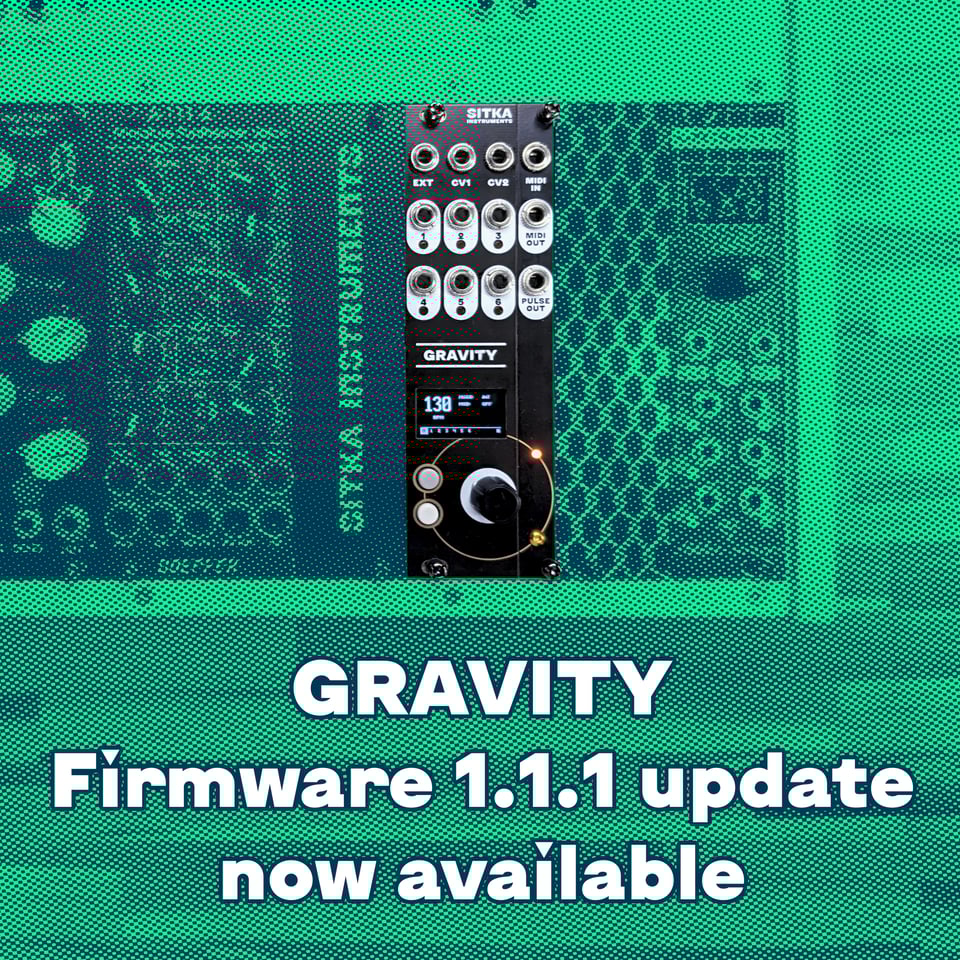 Gravity firmware 1.1.1 update now available
