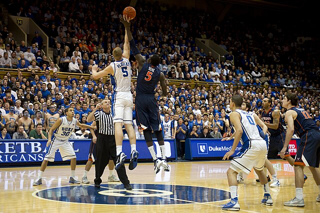a basketball game
