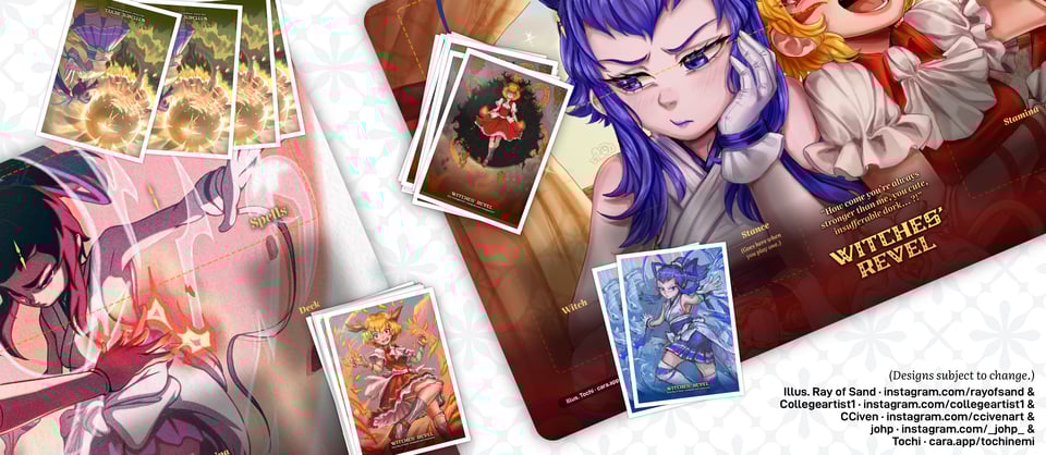 An image showing two playmats (