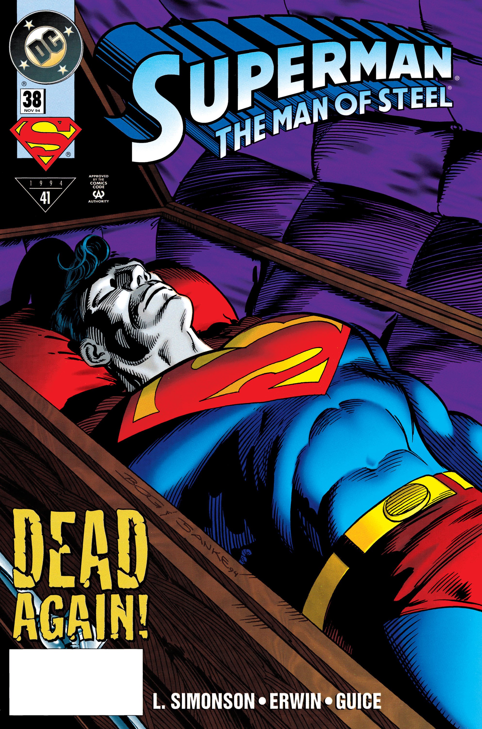 EARLY LOOK: Superman: The Man of Steel #38 (November 1994)