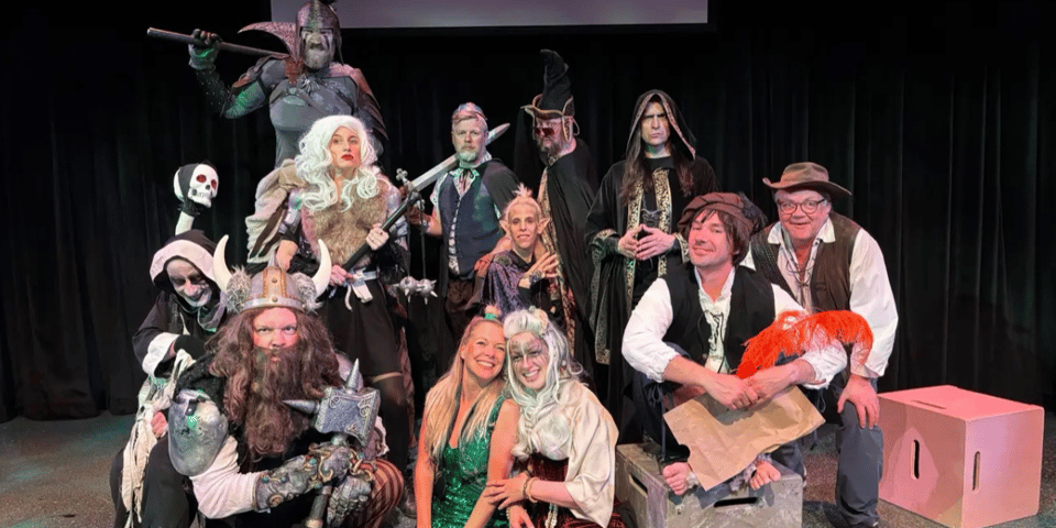 The cast of Dragons & Dungeons.