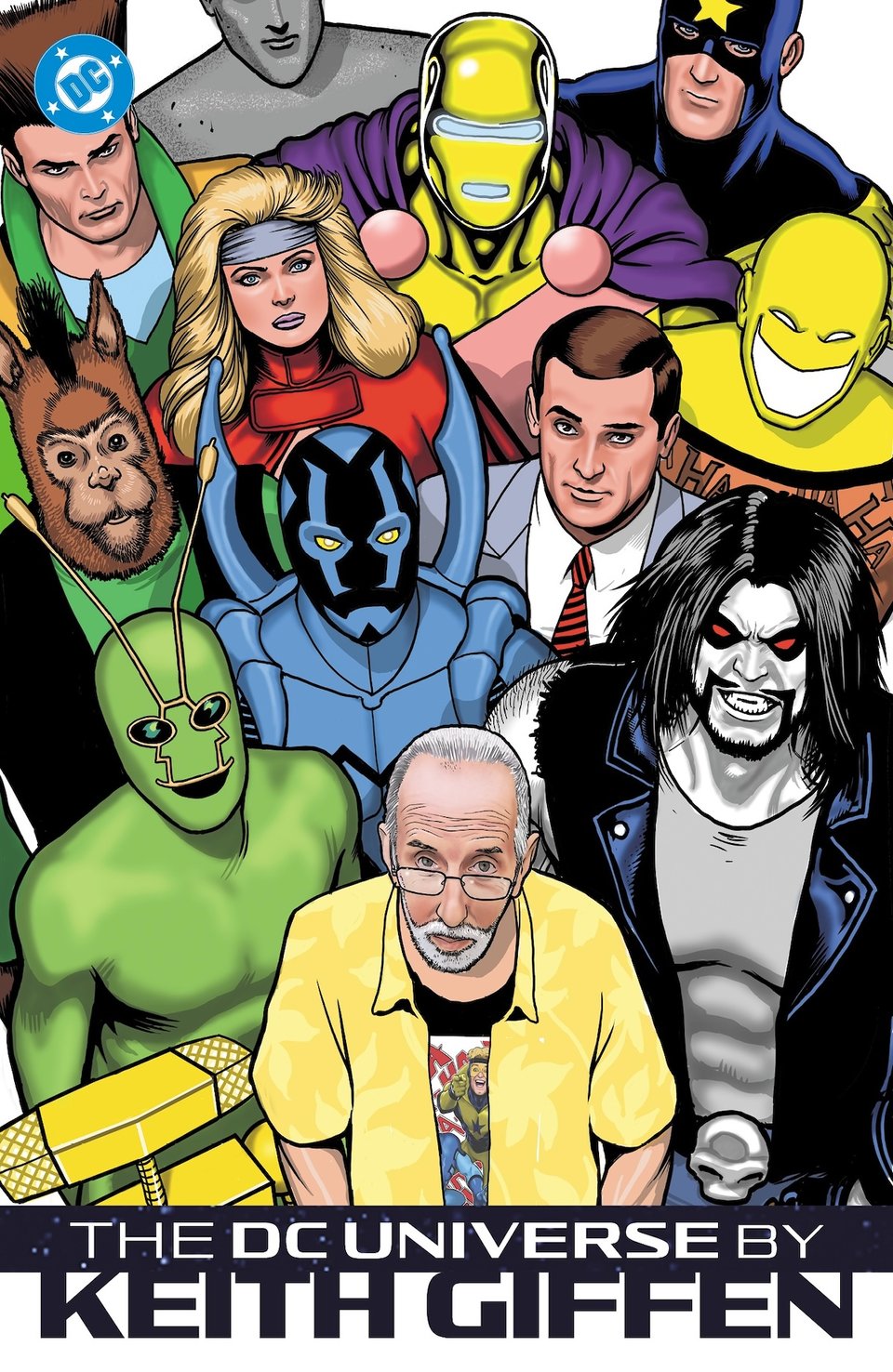 cover for THE DC UNIVERSE BY KEITH GIFFEN, art by Kevin Maguire