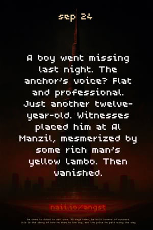 Sep 24 — I saw another missing kid story - AUTUMN ANGST