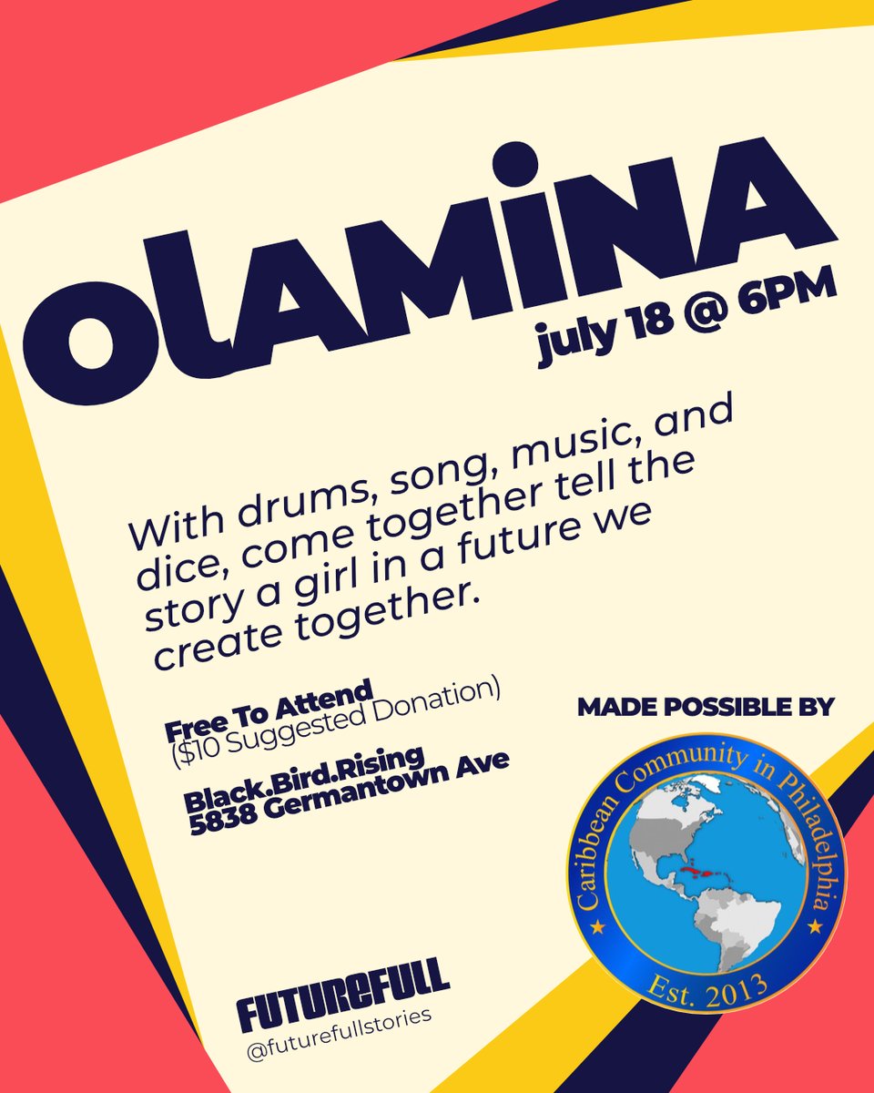 Poster for Olamina July 18th