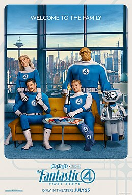 the fantastic four: first steps movie poster