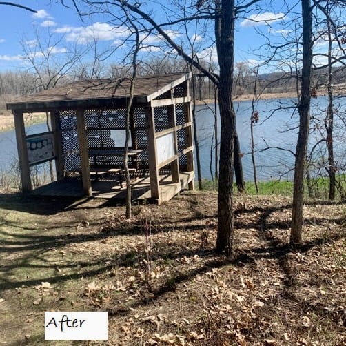 Invasives were nowhere in sight after the brisk April clearing operation. (For now, monitoring will be ongoing.)/ Photo by Steve Dietz
