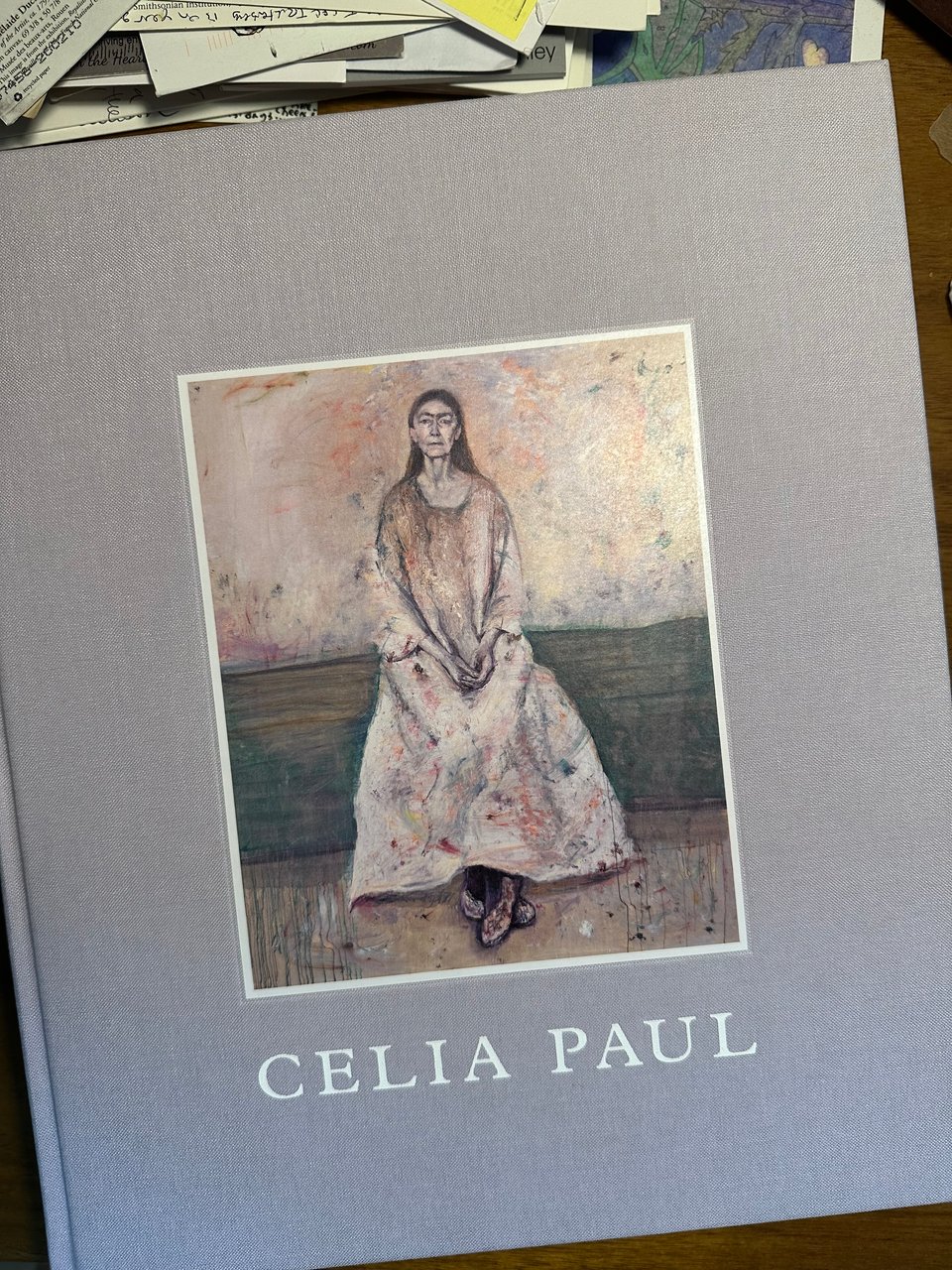 Photo of the cover Celia Paul's monograph