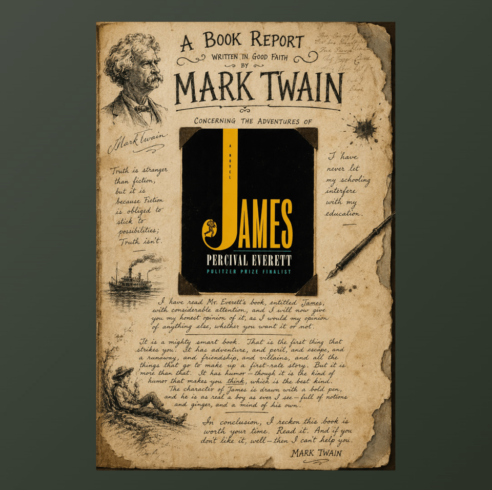 mark twain book report