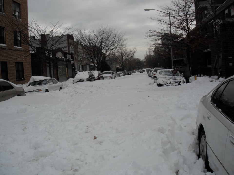 President Street, unplowed, in 2010.