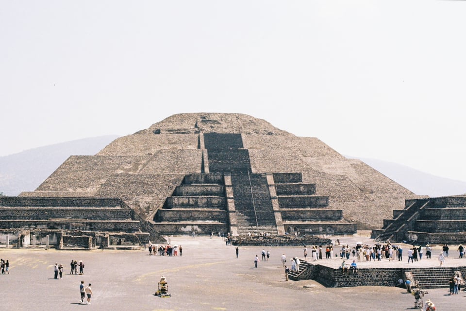 The Pyramid of the Moon, Teotihuacan.