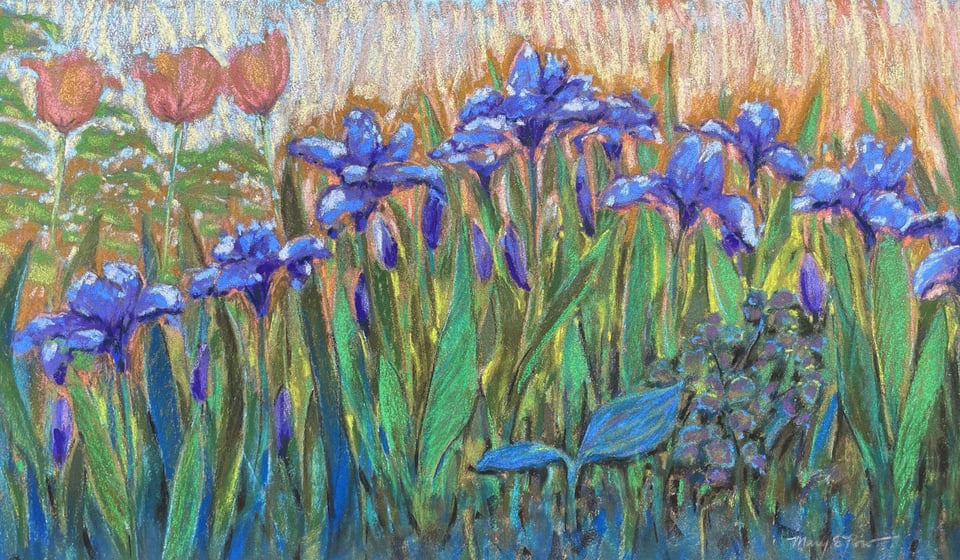 Soft pastel painting by Mary Pow