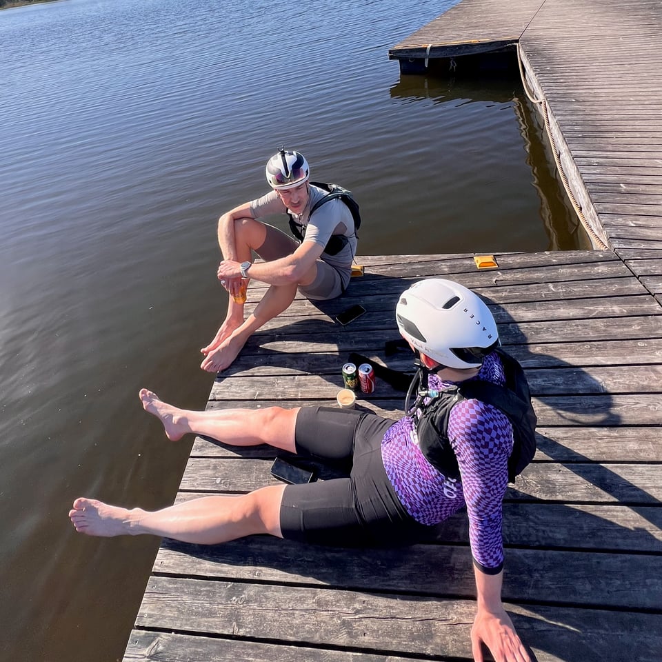 At the lake