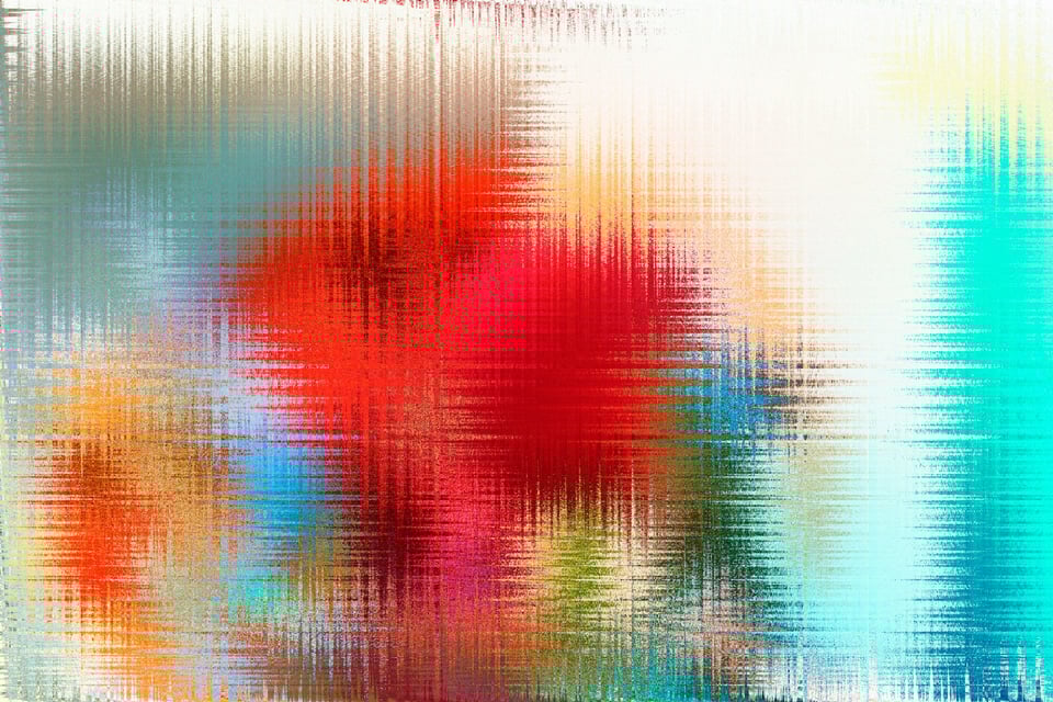 colorful photo through glass