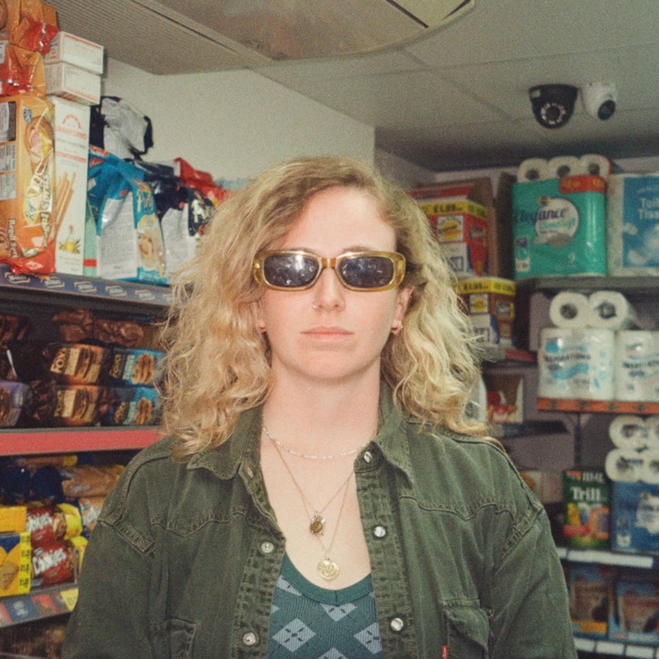 a woman in a grocery store