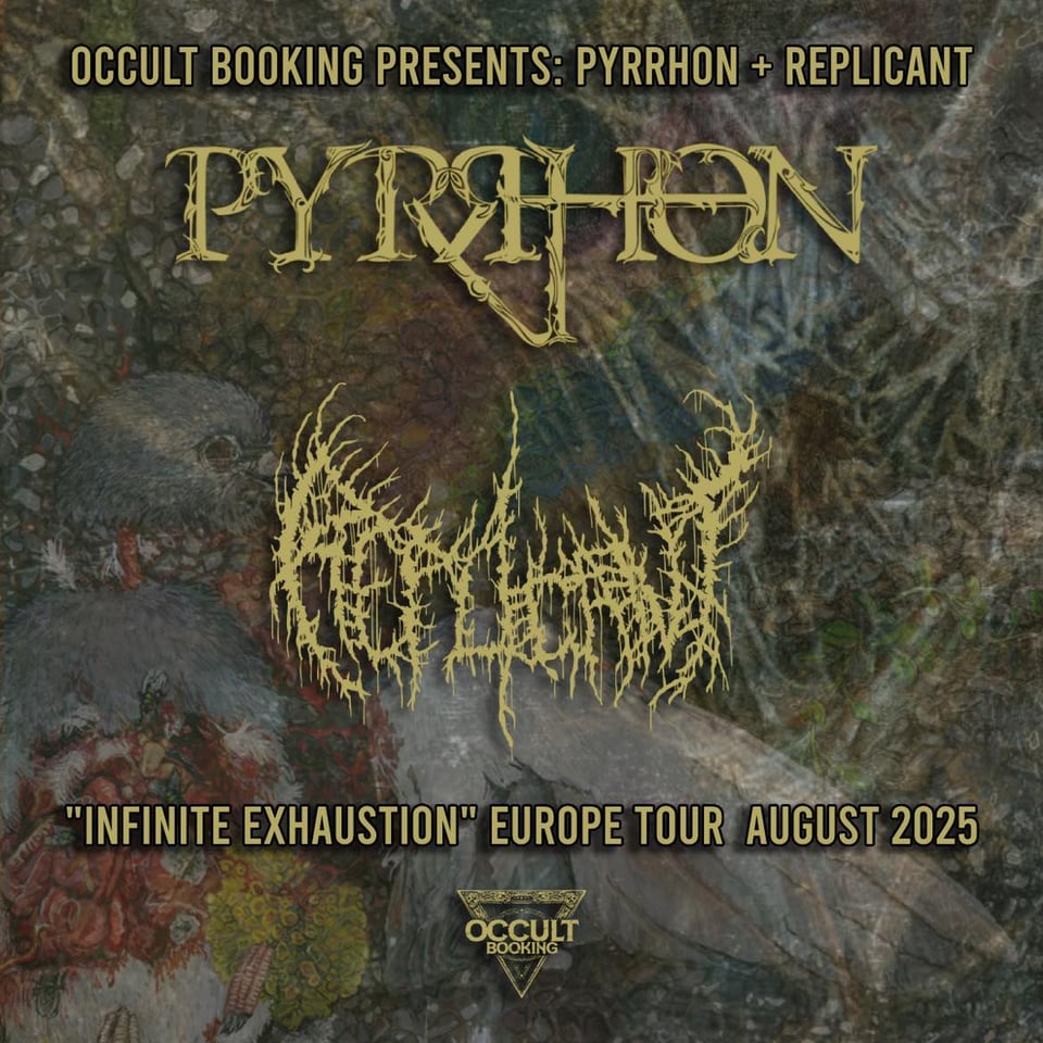 Pyrrhon + Replicant Europe Tour Announcement