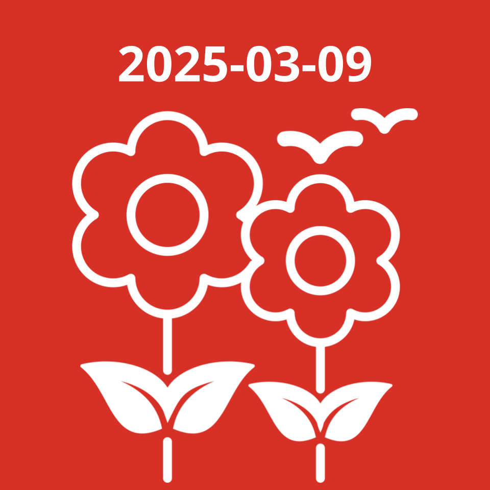 Icon of flowers and birds. 2025-03-09