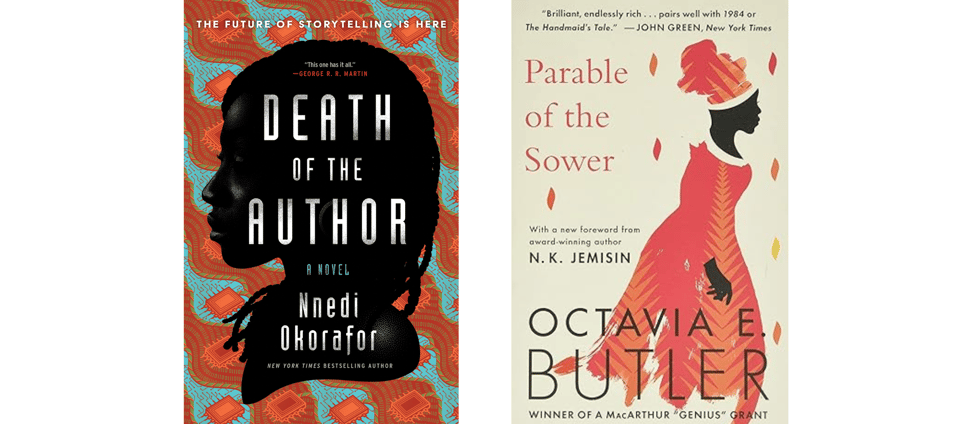 cover images for Death of the Author and Parable of the Sower