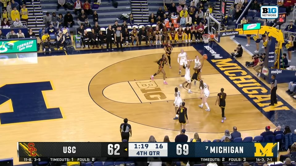 6'3" Ashley Sofilkanich rejecting 5'4" Londynn Jones