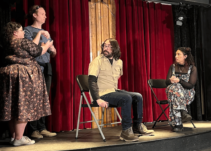 improv performers at a stage