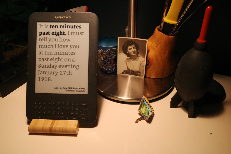 My Kindle author clock project