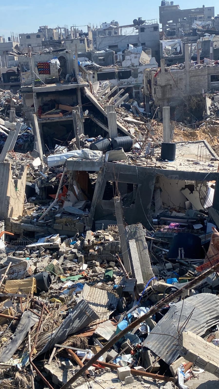 photo of destruction in Gaza
