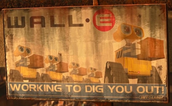 Propaganda poster from WALL·E