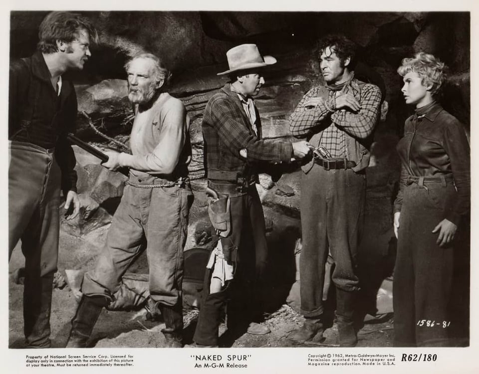 Publicity still for "The Naked Spur."