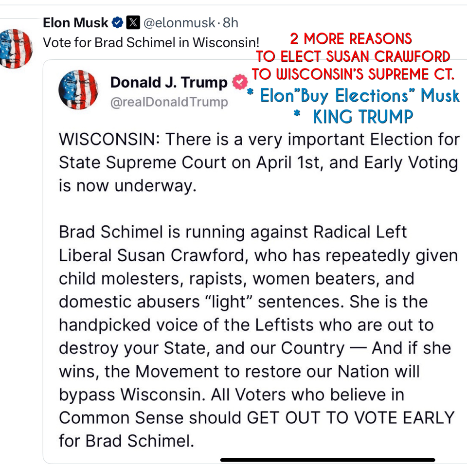 Sunday, March 23, 2025. Annette’s Roundup for Democracy.