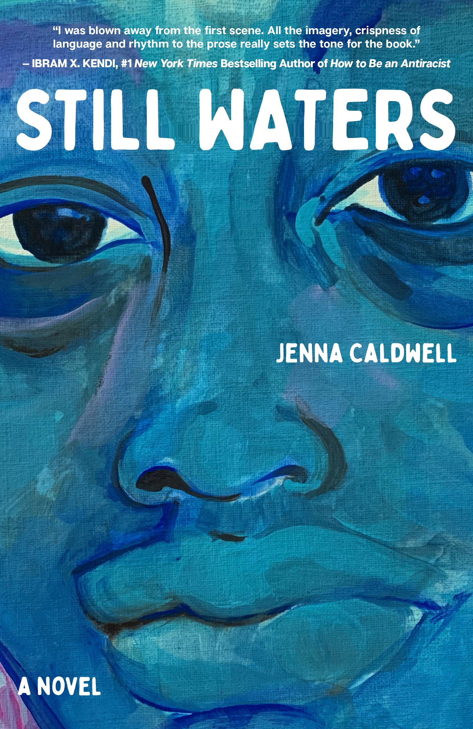 The cover of Still Waters (2022) - debut novel by Jenna Caldwell.