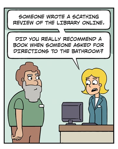 Library Comic: